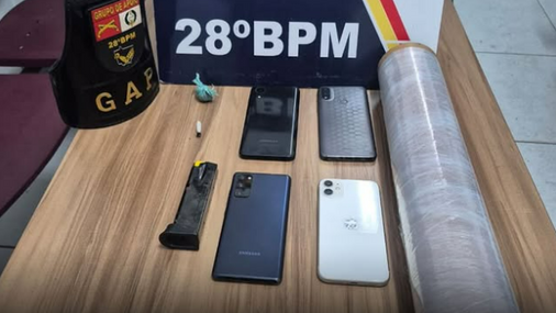 GAP apreende droga, celulares e carregador de pistola durante abordagem em São Pedro da Cipa (MT)