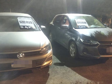 Veículos roubados em Juscimeira e Campo Verde são recuperados pela PM em Rondonópolis-MT