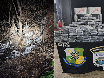 Dois corpos carbonizados são encontrados ao lado de avião carregado com cocaína
