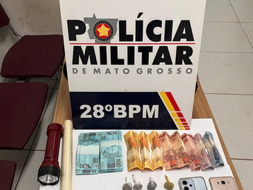 Adolescente é apreendido e suspeito foge durante ação contra tráfico em Jaciara-MT