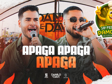 Show Nacional: Danilo e Davi é a primeira atração confirmada na 18ª Festa da Pamonha de Juscimeira