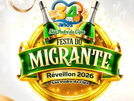 São Pedro da Cipa celebrará 34 anos de grandes avanços e conquistas na tradicional Festa do Migrante – Réveillon 2026