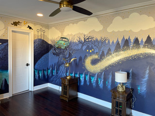 Mystical Bedroom Mural