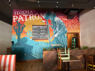 Patron Tequila Mural for Loteria