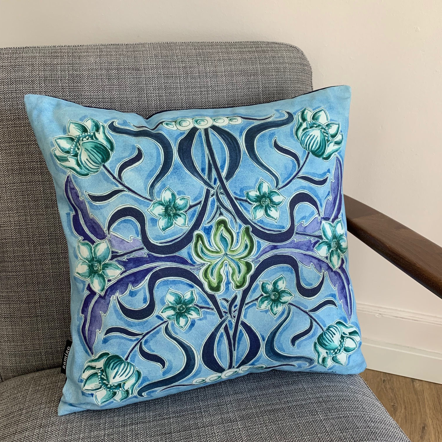 Capa de Almofada Blues