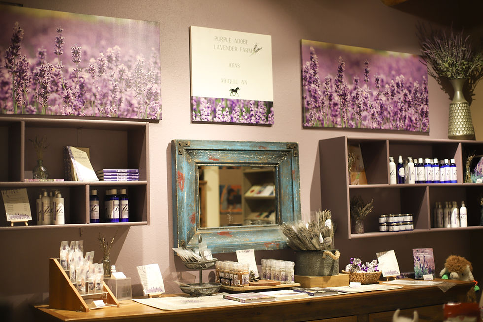 Lavender Goods provided in rooms