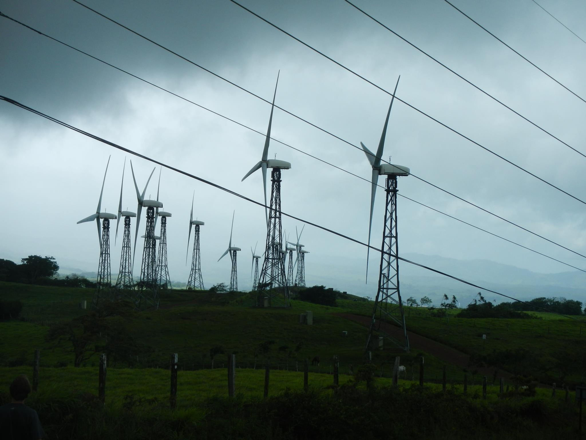 Windmills in Costa Rica Print