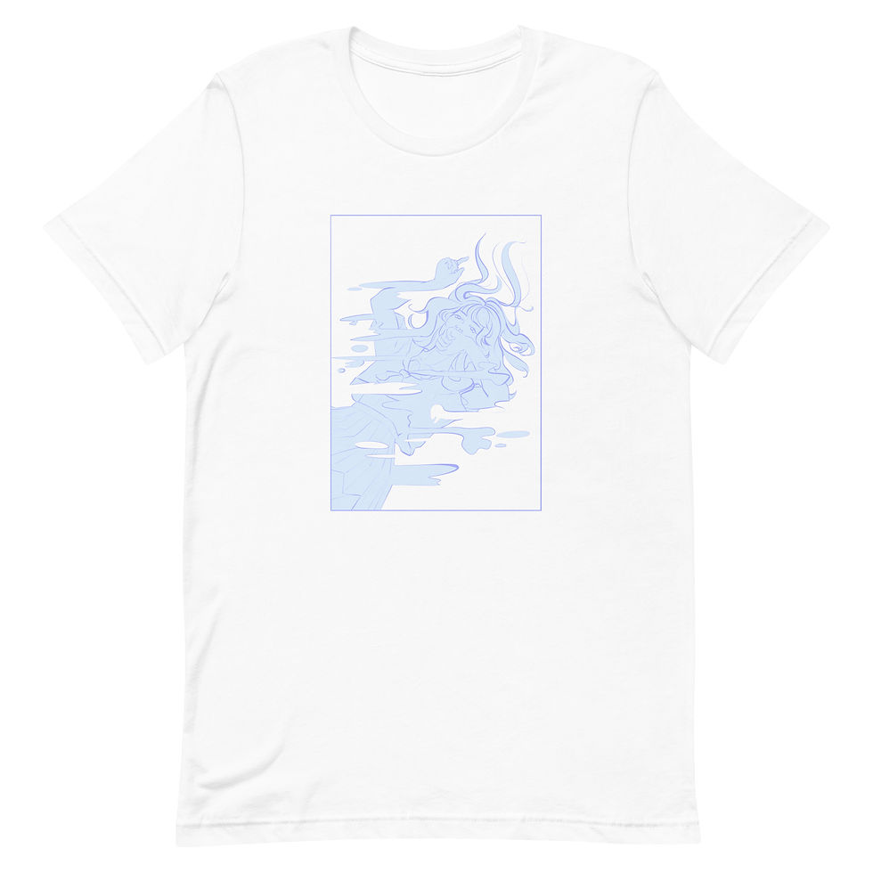 Thumbnail: DROWNING [BLUE] Unisex t-shirt