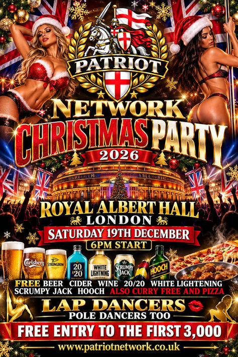 It’s the 1st of October !!! Time to release details of the Patriot Network #Christmas #Xmas Party 2026 !!! Patriot Network Christmas Party 2026