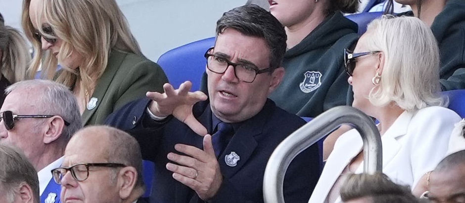 Burnham attends first Everton match since becoming Prime Minister