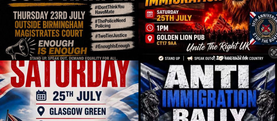 Another busy weekend next week apart from Thursday in #Birmingham #Dover #Glasgow Coming Soon .. More Protests the better !!!