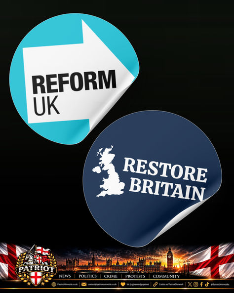 One word answer is fine โฆ
Do you support #ReformUK or #RestoreBritain ?
Do you want them to merge ? Unite the Right?