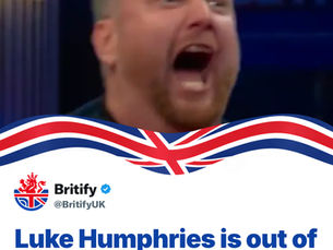 Luke Humphries is out of the World Matchplay at the first time of asking after a shock defeat to Cameron Menzies.