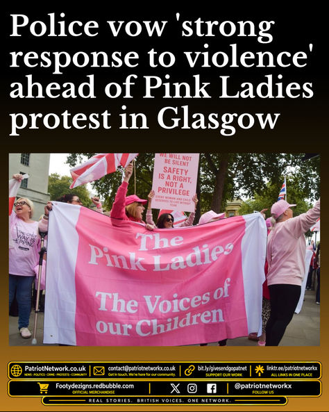 Police in Glasgow have vowed to unleash a "strong response" against violence today ahead of major planned protests.