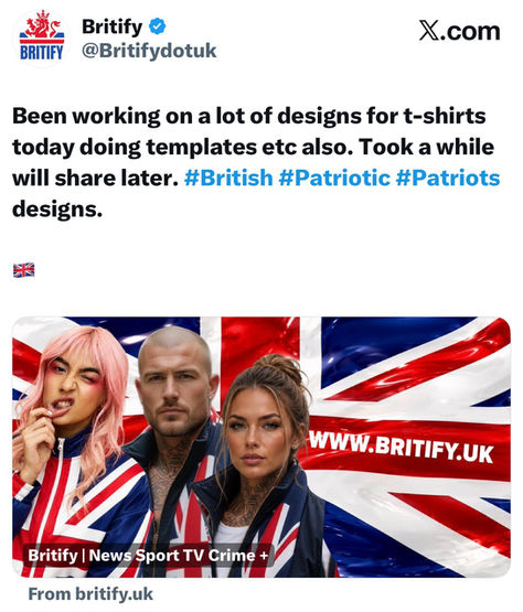 Been working on a lot of designs for t-shirts today doing templates etc also. Took a while will share later. #British #Patriotic #Patriots designs.