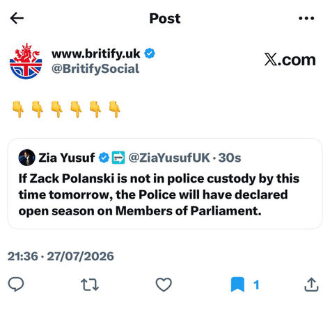 Reform UK v Zack Polanski