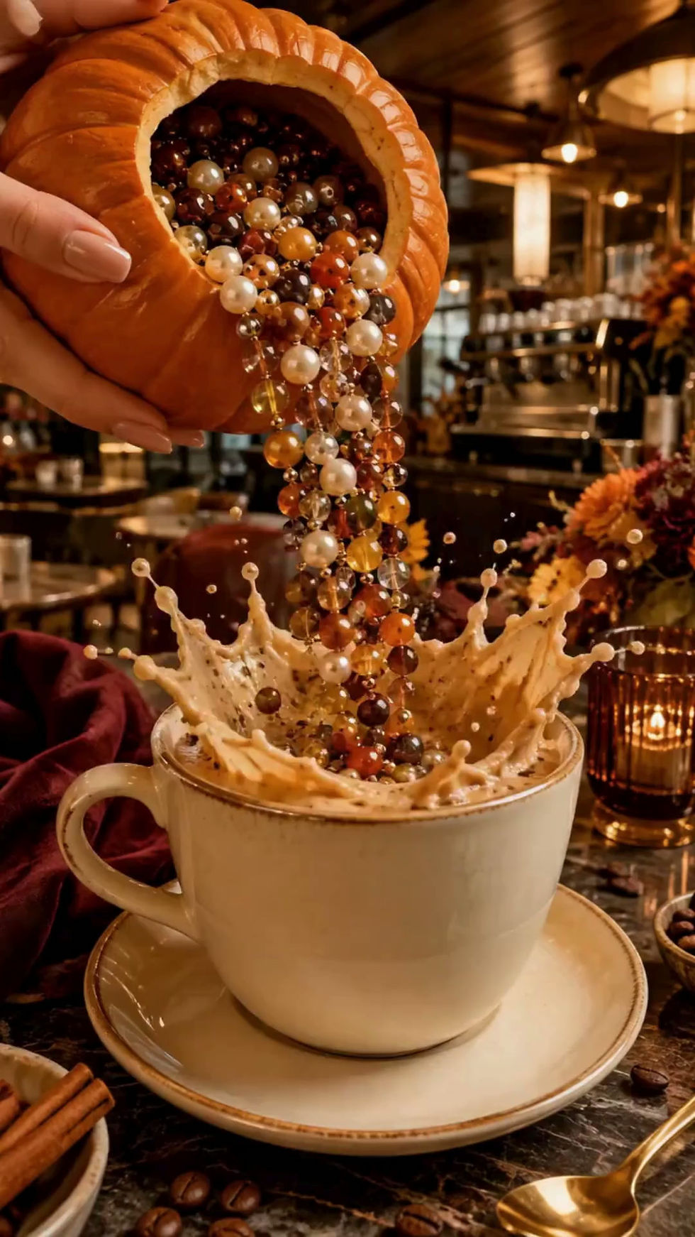 Pumpkin Spice Latte Handcrafted Bracelet Video