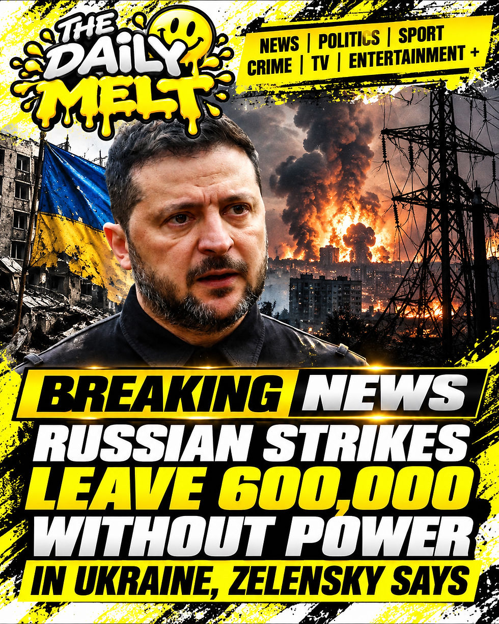 Ukraine's president says "critical" infrastructure was hit overnight, while emergency services say at least three were killed.