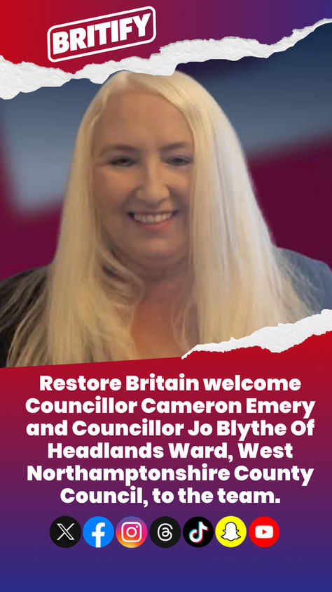 New councillors alert .. #RestoreBritain.