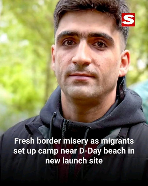 'I want to go to the UK and everyone living here in the camp does as well.'
Photo credit the Sun.