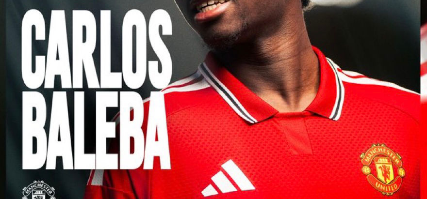 Carlos Baleba has signed for Manchester United. #MUFC #PREMIERLEAGUE
