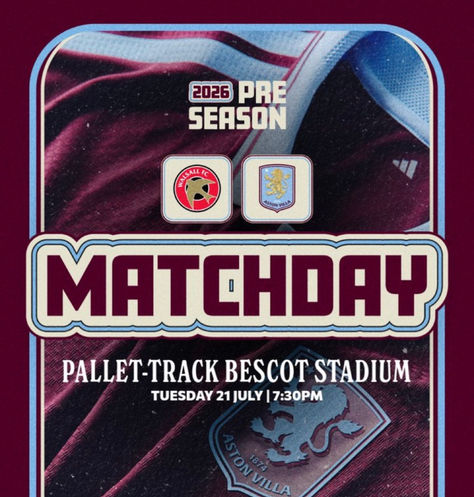 Just paid for the year again for Villa TV: So all ready for the friendlies, first up a rare friendly game v #Saddlers ๐๐ฅ๐ #WalsallFC #AVFC