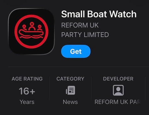 🚨NEW: Reform UK have launched an app which tracks how many boats are crossing the Channel in real time, where they're coming from, and how much it is costing.