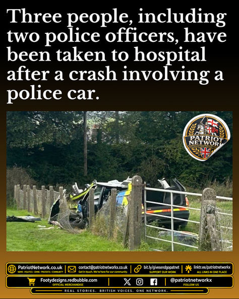 The collision also involved a van and took place yesterday morning in the Rock Road area of Dunrod, #CountyAntrim.