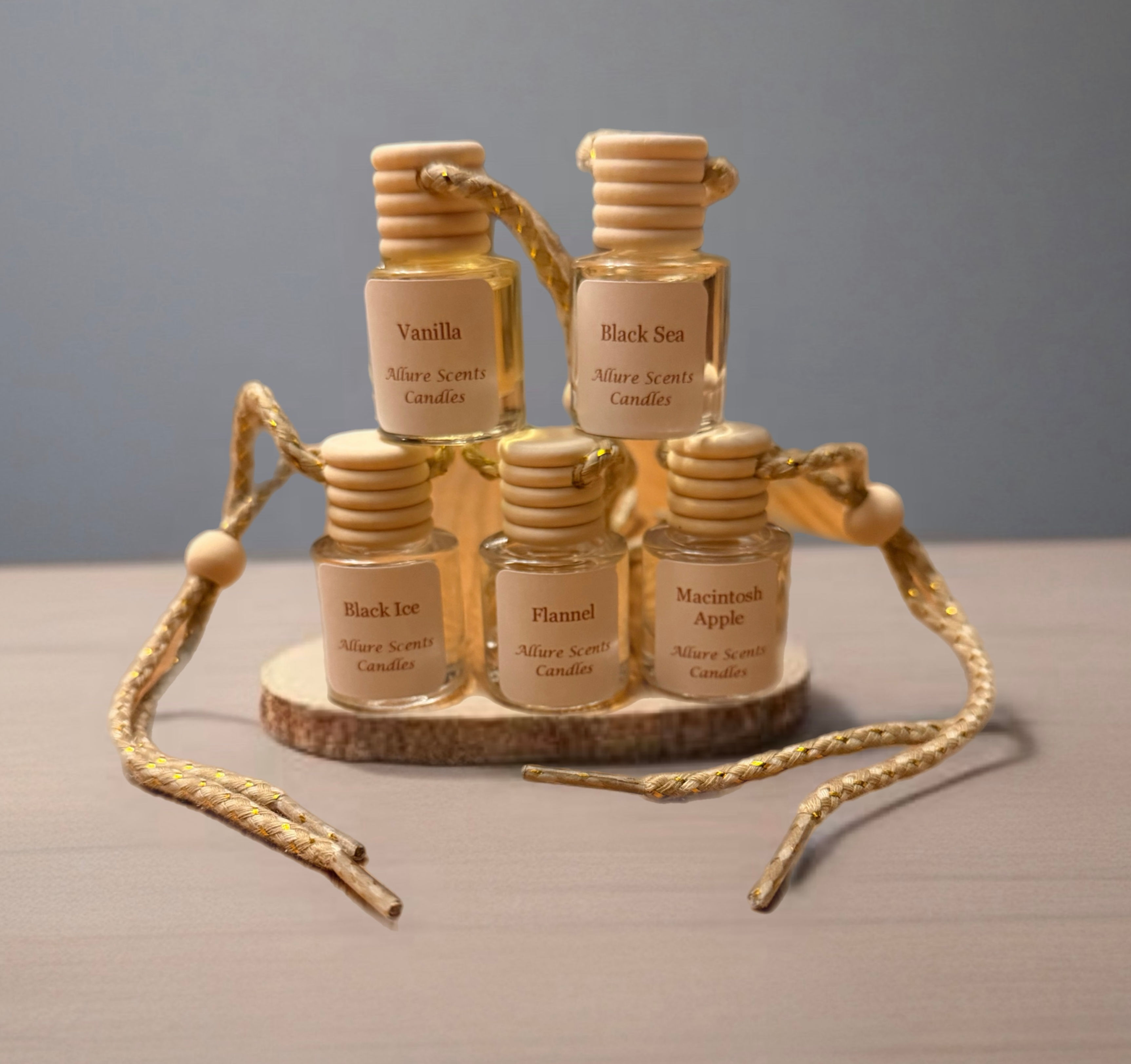 Hanging Aromatherapy Diffuser Glass Bottles (Car/Room Fresheners)