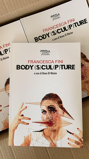 Cover of BODY (S)CUL(P)TURE, personal exhibition by Francesca Fini