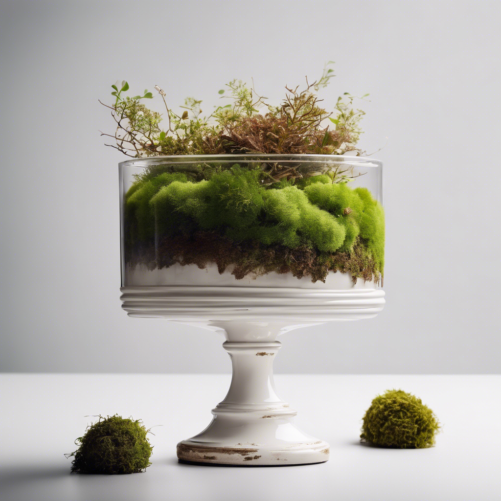 Rustic Woodland Moss Centerpiece