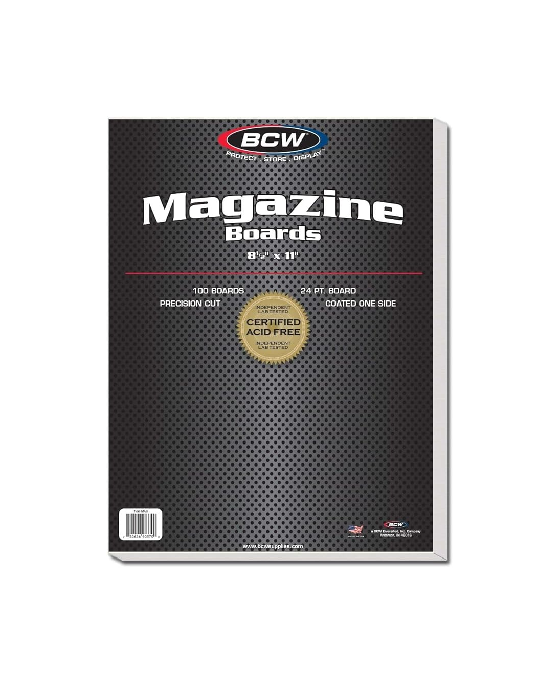 BCW Magazine Backing Boards 8.5 x 11 – 100 Pack