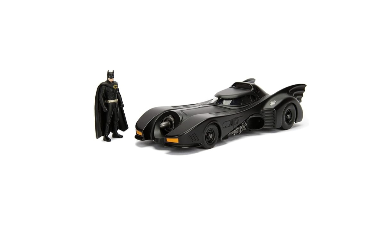 Jada Toys Boys Metals 1:24 1989 Batmobile with Figure (2 Piece)