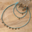 Thumbnail: Set: ketting, enkelband, armband en oorbellen