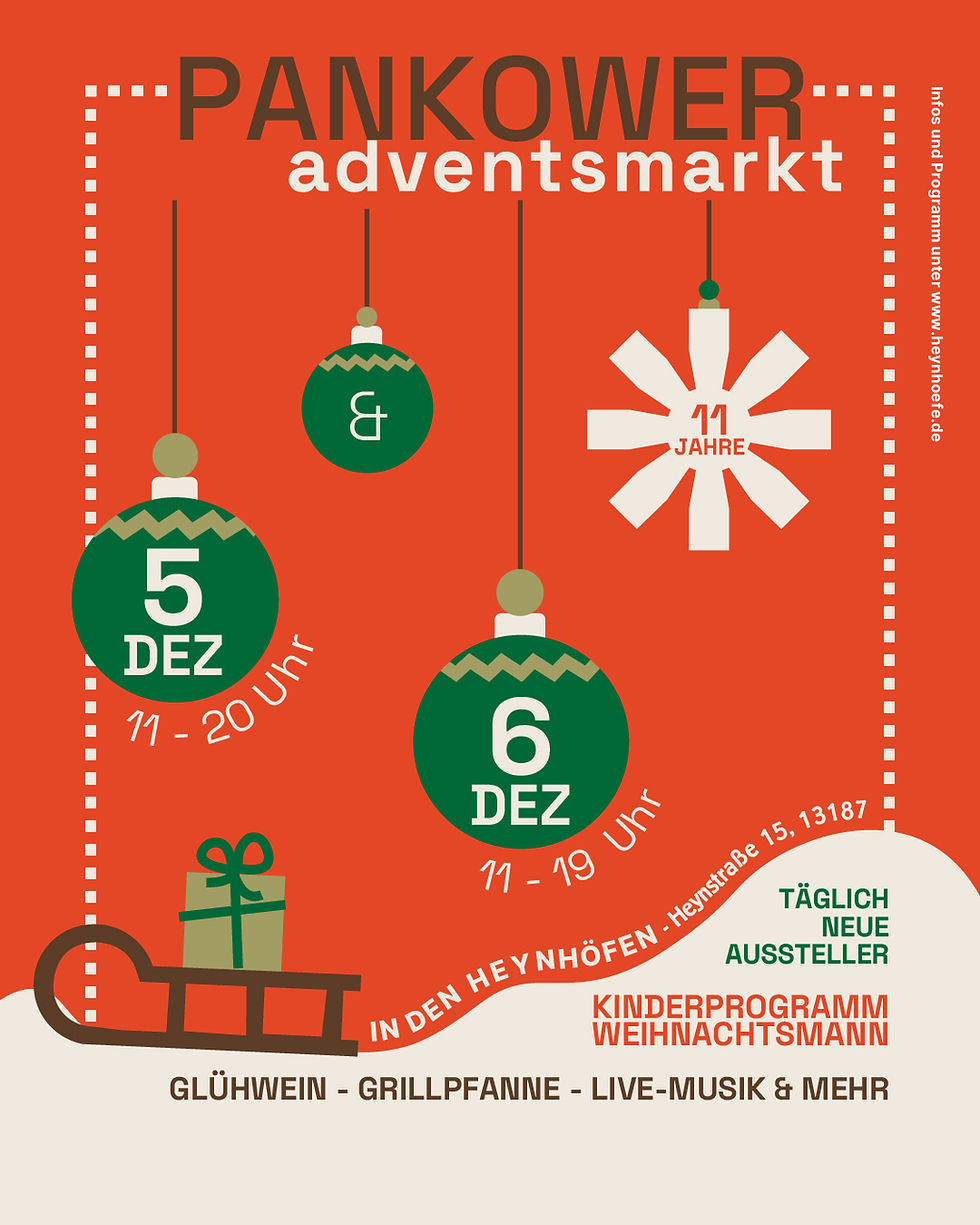Pankower Adventsmarkt in den Heynhöfen