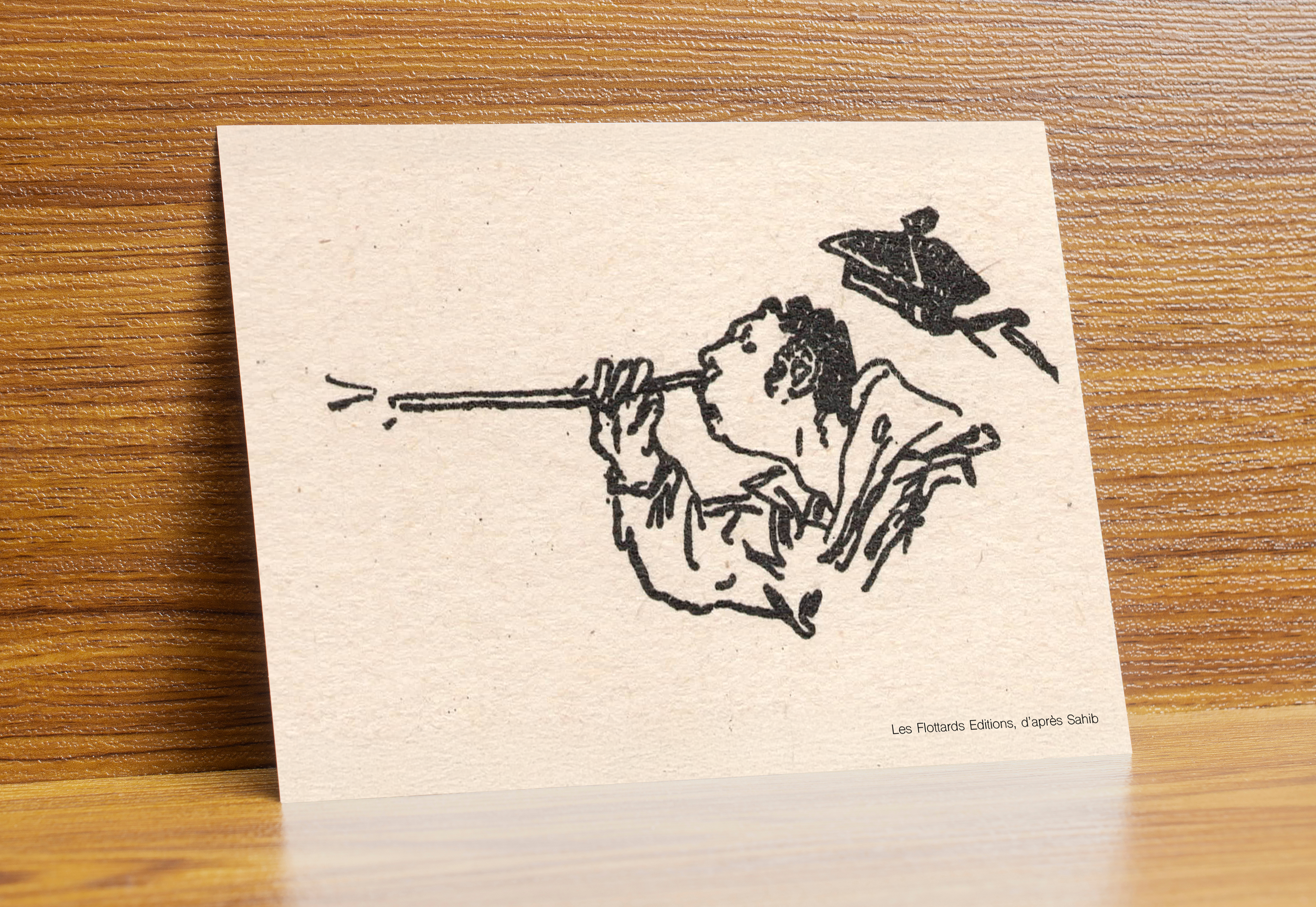 Marin à la sarbacane - CP34