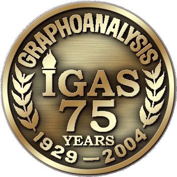 IGAS Graphoanalysis 75 year logo