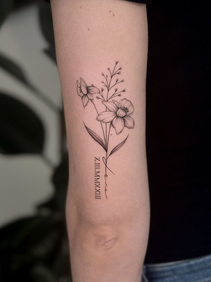 Nadine Frauscher, Schwarzes Schaf Tattoo