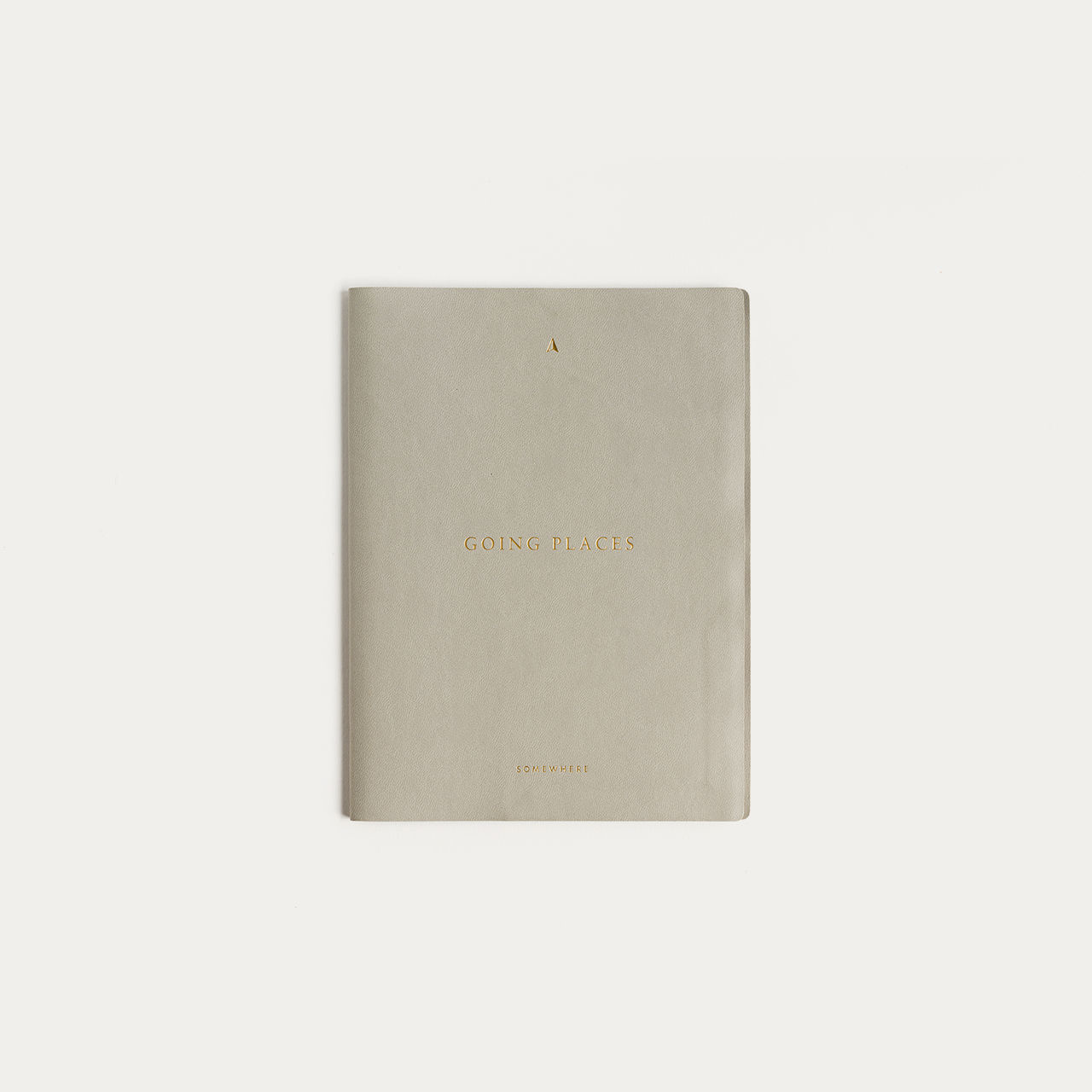 Soft Cover Notebook with one filler - STONE GRAY