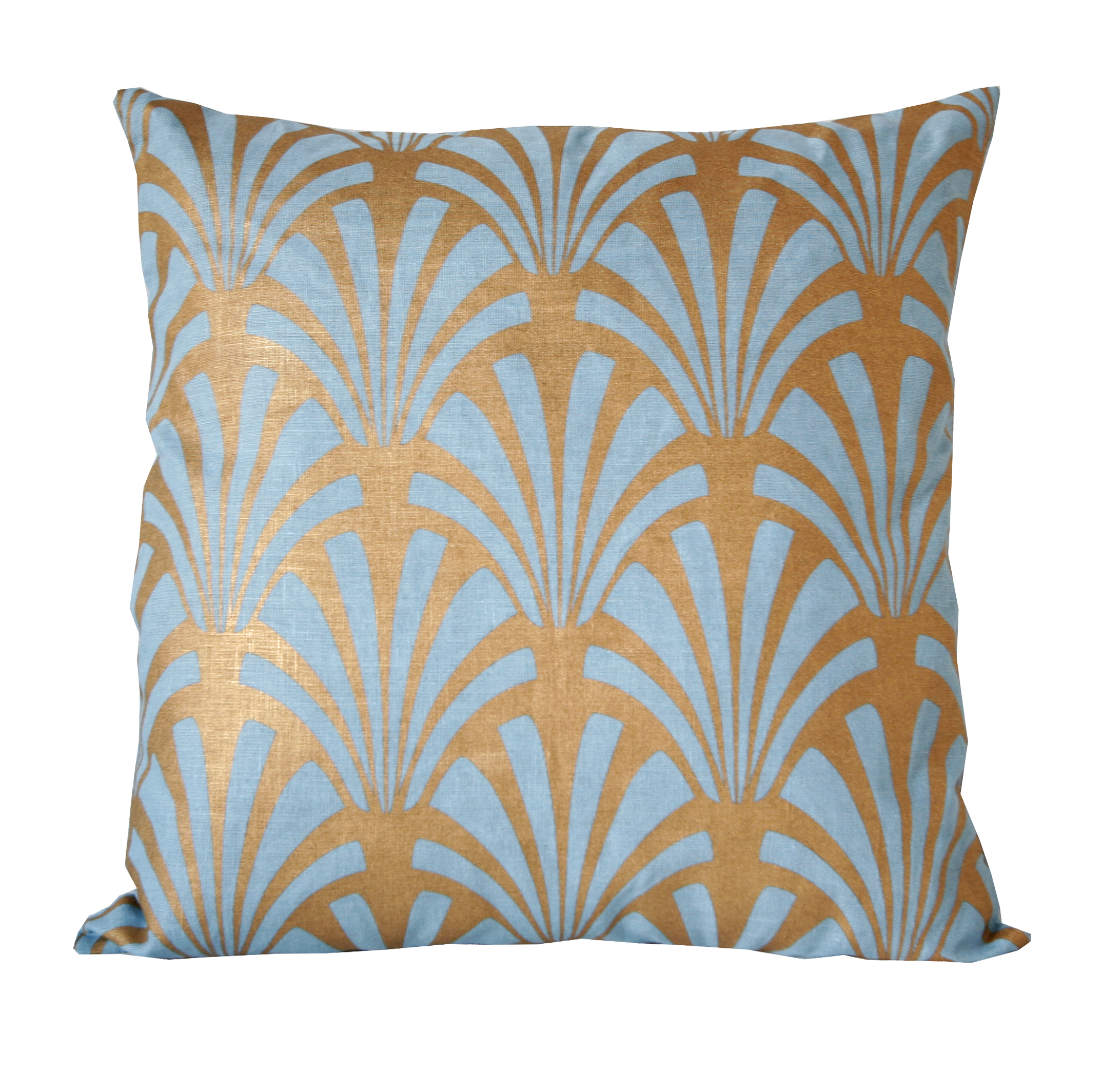 Poduszka ozdobna Art Deco 01 seledynoowo-złota