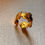 Thumbnail: Flower Gold Plated Ring