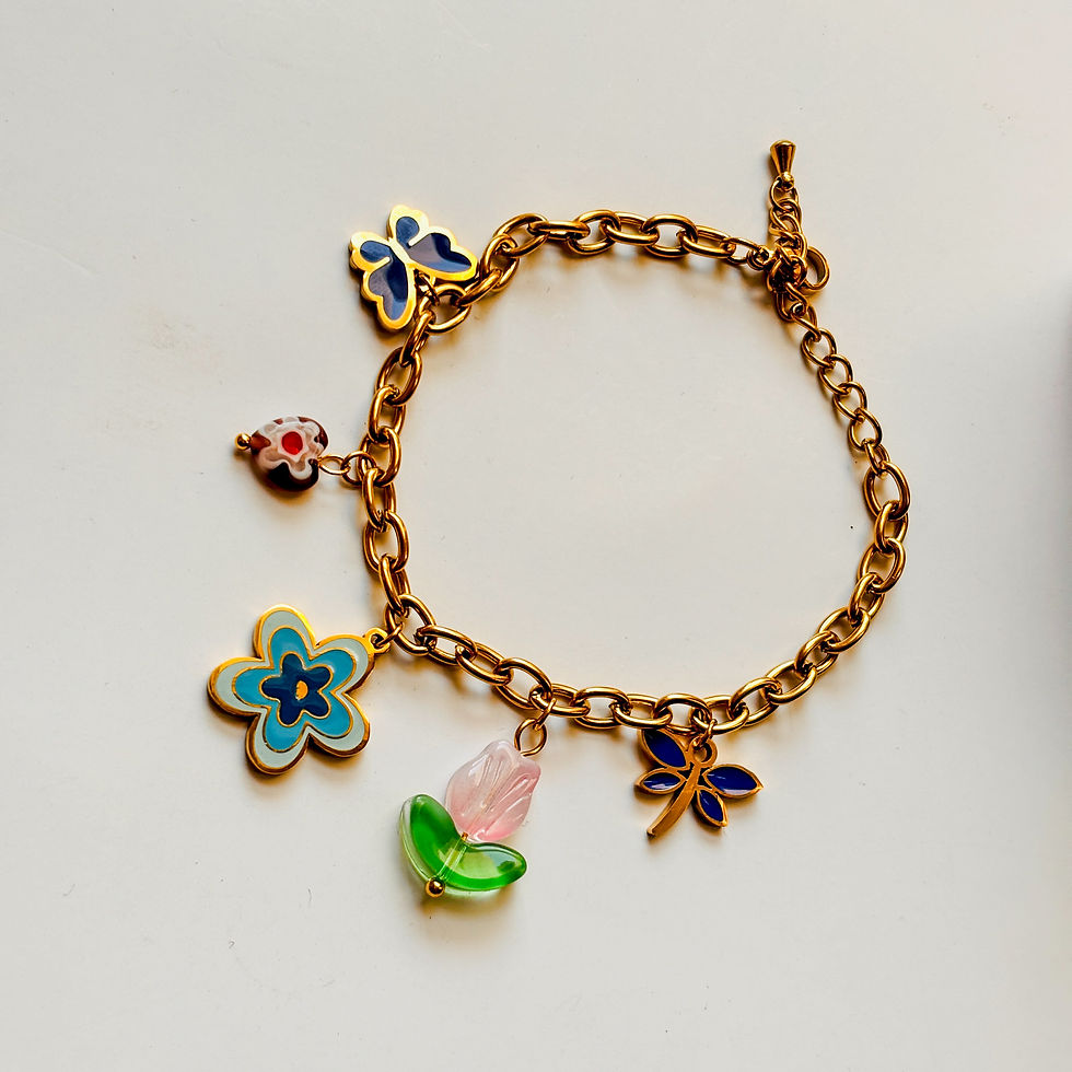 Thumbnail: Multi Charms Chain Bracelet