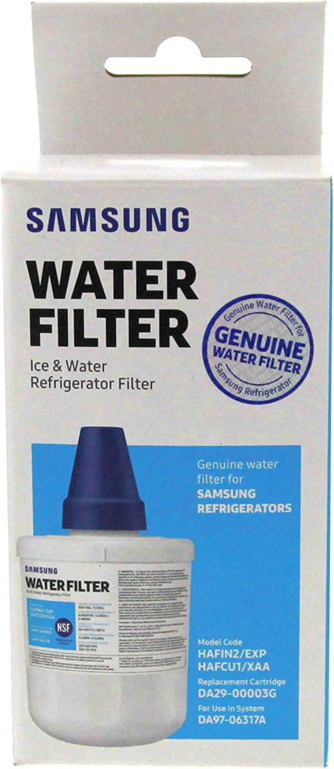 Thumbnail: SAMSUNG Genuine Filter for Refrigerator Water and Ice, Carbon Block Filtration