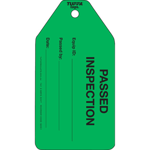 Inspection Tag Passed Inspection Tags - 100 pack | CCS