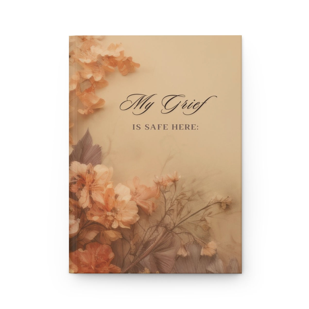 My Grief is Safe Here- Journal by Rachel Shirley - Pet Loss Grief Coach -Grief Journal, Memorial Journal, Grief Gift