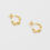 Thumbnail: Estella Bartlett Twist Hoop Earrings - Gold