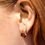 Thumbnail: Estella Bartlett Twist Hoop Earrings - Gold