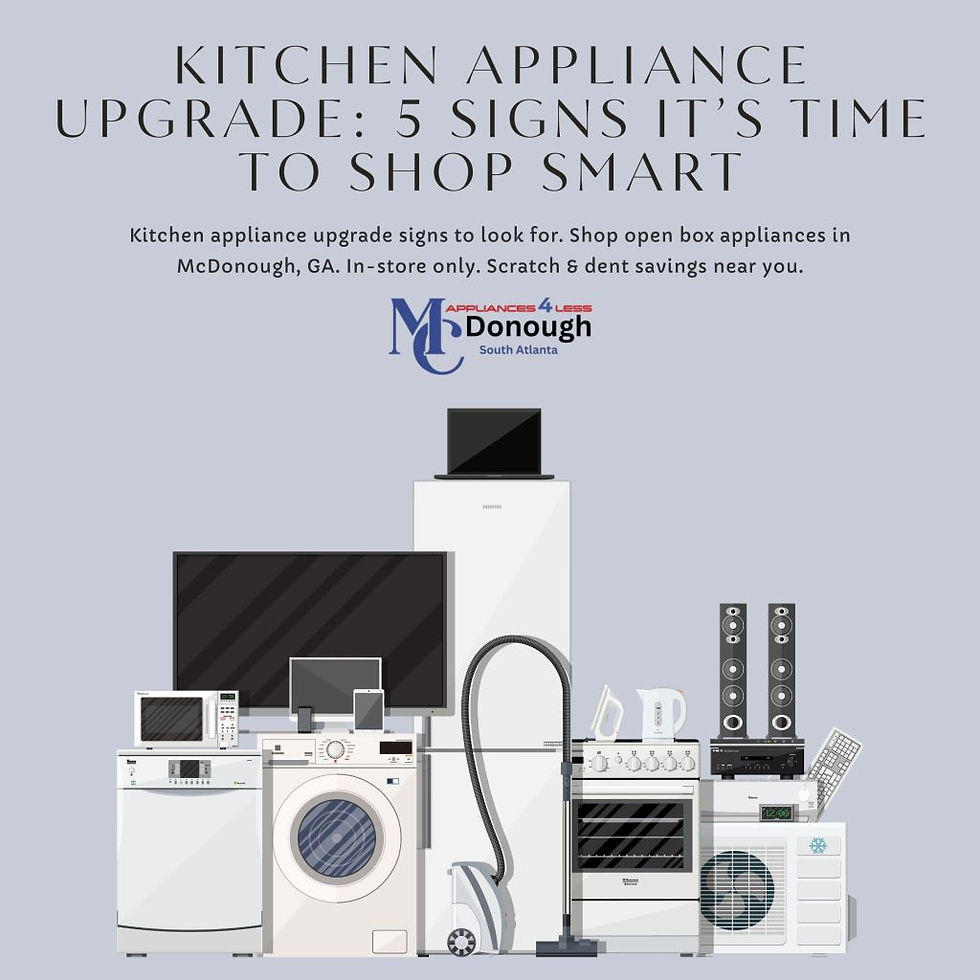 Kitchen Appliance Upgrade