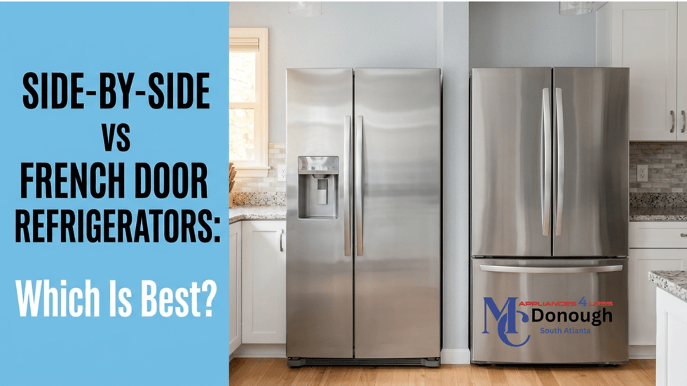 Side-By-Side Vs French Door Refrigerators