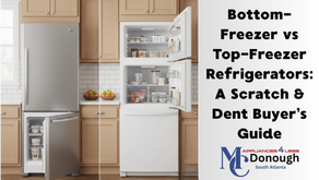 Bottom-Freezer Vs Top-Freezer Refrigerators: A Scratch & Dent Buyer’s Guide